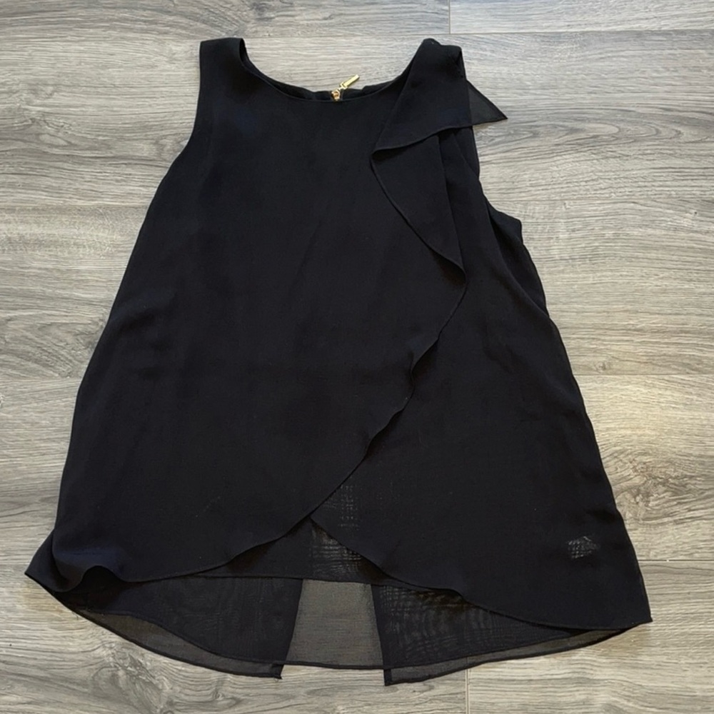 Sleeveless Large Black Jennifer Lopez Blouse